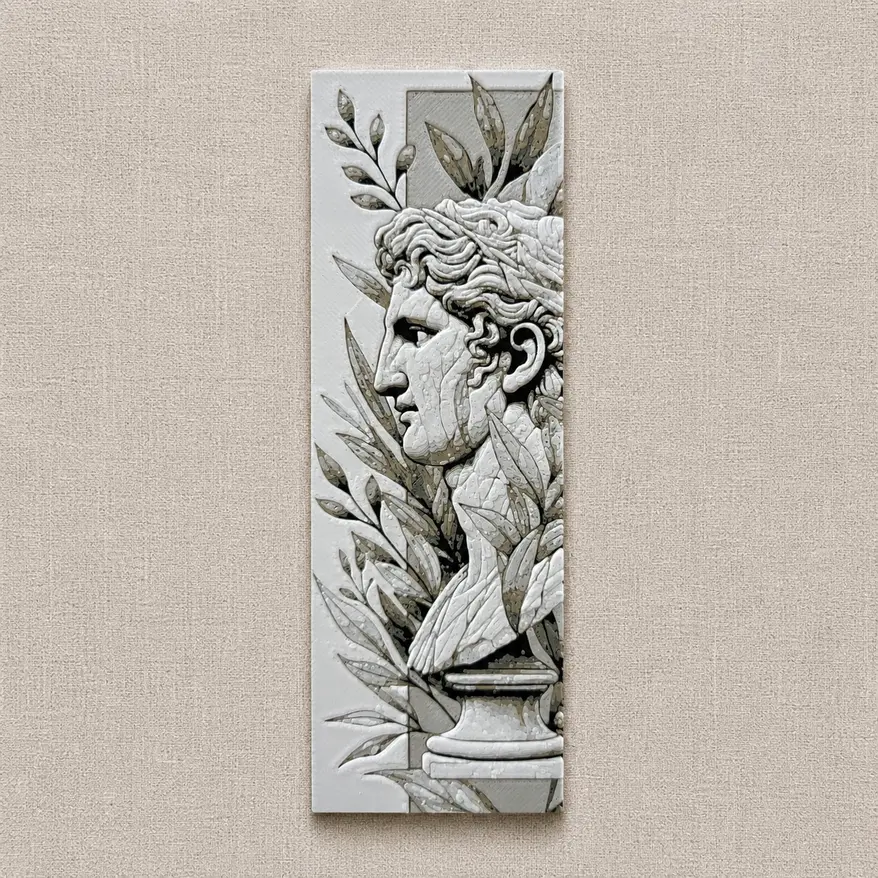 Ancient Greek Warrior Bookmark